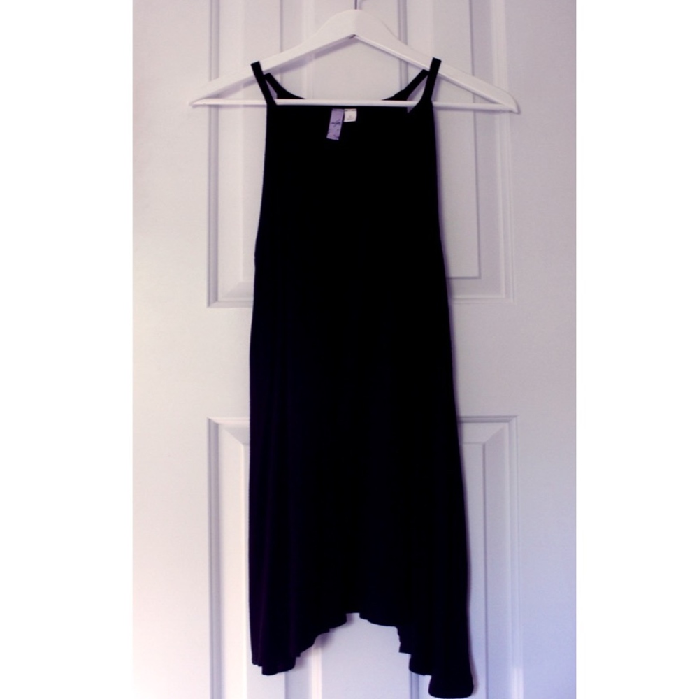 Black Midi Cotton Dress